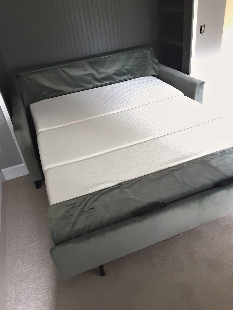 Furniture delivered by Stride Logistics for Christopher & Caitlin in Vashon